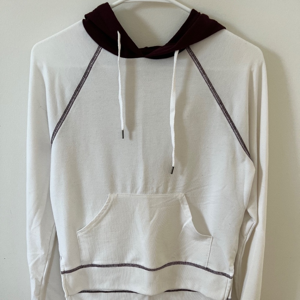 White and Maroon Aero Shirt